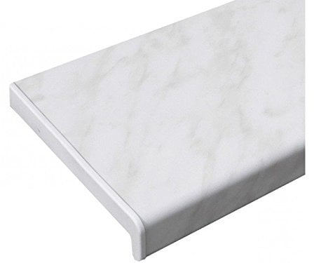200 mm greenteQ Fensterbank Innen Innenfensterbank Fensterbrett Marmor + Seitenabschluß (700mm)