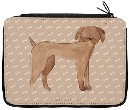 Mr. & Mrs. Panda Federmäppchen Hund Dogge - Geschenk, Bleistiftetui, Herz, Deutsche, Federtasche, Mäppchen, Hunde, Great Dane, Stifteetui, Sprüche, Schlampermäppchen
