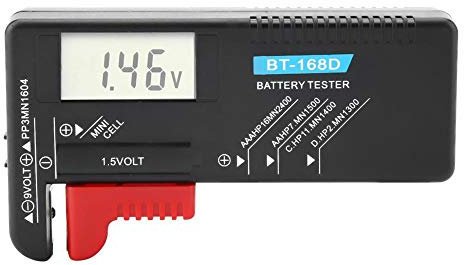 Batteriespannungsprüfer, Universal Digital LCD Knopfzellen Batteriespannungsprüfer BT-168D