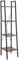 EUGAD Scaffale a Scala Angolare Libreria Scaletta con 4 Ripiani Mobile Organizzatore Portaoggetti Multiuso per Soggiorno Cucina Portafiore Design Industriale Legno scuro
