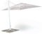 sal mar Ombrellone mod. Verso braccio misura 3x4 mt colore grigio palo alluminio bianco