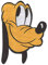 Disney Mickey Mouse Pluto - Aufnäher, Bügelbild, Aufbügler, Applikationen, Patches, Flicken, Zum Aufbügeln, Größe: 7,5 x 5,3 cm
