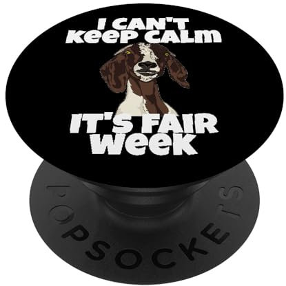 I Can't Keep Calm It's Fair Week Lustige Ziegenshow PopSockets mit austauschbarem PopGrip