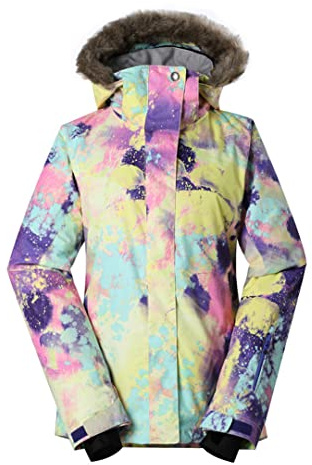 Chaquetas de nieve de invierno abrigos de hielo deportes al aire libre ropa de snowboard 10 K impermeable a prueba de viento traje de esquí desgaste para niña