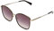 LONGCHAMP Damen LO685S Sonnenbrille, GOLD/SMOKE, 59