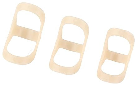 3 Stück Fingerschienen, Fingerstütze, Immobilisierung der Fingerknöchel, Fingerschutz für Gebrochene Finger, Glättung, Arthritis, Größe 2 3 4 Passend für Mittelfinger, Ringfinger, Kleinen Finger