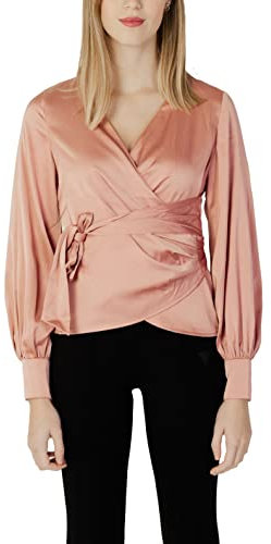 Guess Camicia Donna LS Lovisa Wrap Top Rosa ES23GU15 W3RH26WEEC2 S