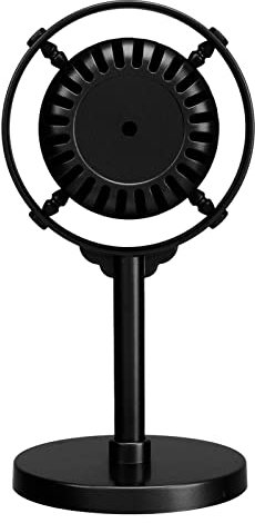 External Microphones Vintage Retro Microphone Prop Model Fake Plastic Classic Microphone Model Stage Photography Prop(Gold) (Black)