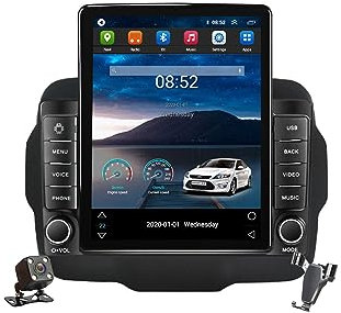 YLOXFW Android 12.0 Autoradio Stereo Navi mit 4G WiFi SWC DSP Carplay für J-eep Renegade 2014-2022 Sat GPS Navigation 10.4 Zoll Touchscreen Multimedia Video Player FM BT Receiver,Ts100