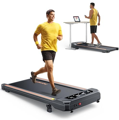 homeTro Tapis de Marche, 2.0 HP Walking Pad Tapis Roulant avec Grand Écran LED, Inclinable Réglable, Capacité de Poids de 120kg, Tapis de Course Pliable Silencieux pour la Sport Maison