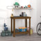 SKM Werkbank Honigbraun 80x50x80 cm Massivholz Kiefer, Weight: 10.85 kg, 822499
