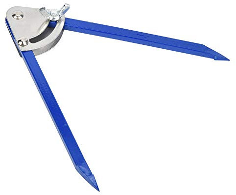 Wing Divider Compass, Alloy Steel Industrial Marking Gauge, Spring Compass Hand Tool,Woodworking Compass Geometry Drafting Compass for Mechanical Marking Metalworking Woodworking(200mm)