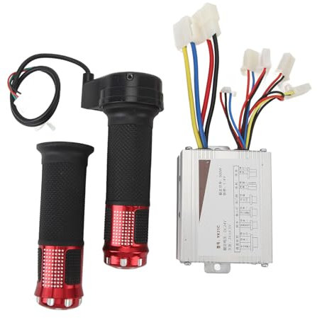 BuyWeek Elektrofahrrad-Controller-Kit, 24 V 500 W DC-Motor-Controller, Drehgriff-Set Für Elektrofahrrad, Elektroroller, Motorrad