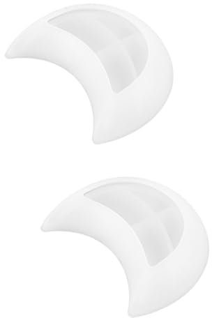 NUOBESTY 2stücke Silikon-mondform Gießform Für Epoxidharz Flexible Und Langlebige Silikonform Für Kreative Bastelprojekte Einfaches Entformen Für Tabletts Und Dekorationen