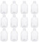 Botella Pet Ovalada con Tapón Flip-Top. A Elegir en 3 Tamaños: 100ml, 150ml o 500ml. Pack de 20 y 12 Unidades. Dispensador de Plástico Reciclado (500ml (12 Unidades))