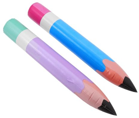 Toyvian Aufblasbarer Buntstift 70 Cm Große Buntstift-Requisite Jumbo-Aufblasstift Aufblasbare Dekoration Riesige Requisite Für Kindergeburtstagsfeier Dekoration Blau
