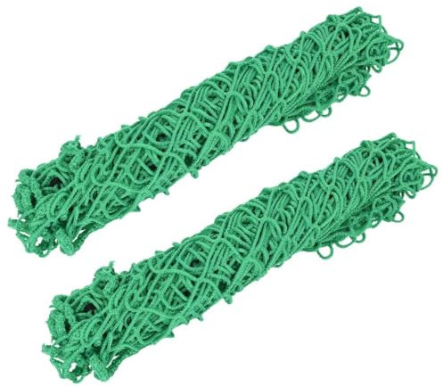 vidaXL Filet à Foin 2 pcs rectangulaire Vert 200x120 cm PP, Filet à Foin pour Chevaux, Foin à Alimentation Lente pour Chevaux