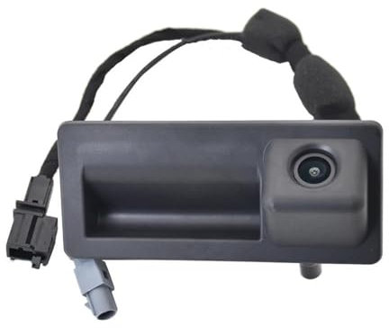 JHVVBFWF Rückansicht Rückfahrkamera Für A-UDI A4 A5 A6 A7 Für Allroad Q3 Q5 S3 S5 RS5 RS7 S6 S7 SQ5 5N0827566AA Stamm Release Griff W/Backup Kamera