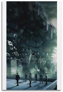 nshdahns Inception Poster, Wandkunst, Vintage-Kunst, Raumdekoration, ästhetisches Schlafzimmer-Poster für Schlafzimmer, 40 x 60 cm, ungerahmter Stil