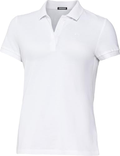 Chiemsee Poloshirt Damen, Tshirt Damen aus 100% Baumwolle, atmungsaktives Kurzarm Shirt mit klassischem Polokragen, Gr. S - XXL