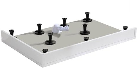 Shower Tray Riser Kit Shower Enclosure Plinth Adjustable Feet Legs Corner or Quadrant (1700mm Square/Rectangle)