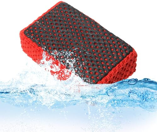 Car Detailing Sponge, Car Wash Mud Cleaning Brush, Non-Scratch Tool, All-Purpose Detailing Supplies, Compact Size for Automotive, Household, Garage, and Interior Exterior Use