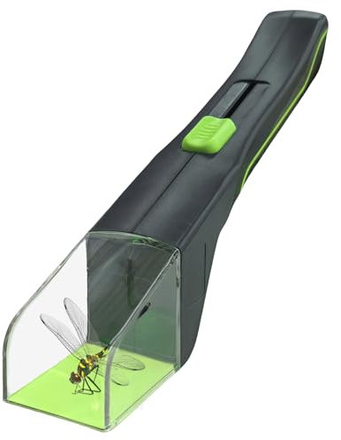 AMFUN Attrape Insecte, Attrape Araignée, Attraper et Observer Insectes pour Papillons, Insectes, Araignée, pour araignées, à Usage des Enfants et des Adultes (Vert)