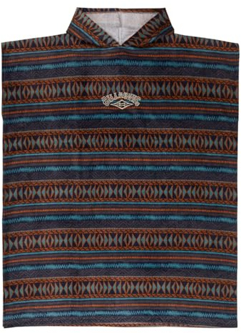 BILLABONG Strandponcho für Herren, mit Kapuze, Schwarz