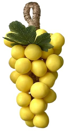 Grape Soap on a Rope 6 Inch Elegant Realistic Hanging Mild Bath Soap Fruity-Scented Fade-Resistant Decorative for Face & Body Women Men