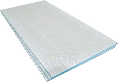Tile Backer Board - Insulation Foam | XPS Foam | Cement Board | Underfloor Heating Insulation Board | Laminate Floor Underlay (10, 1200 x 580 x 12.5mm)
