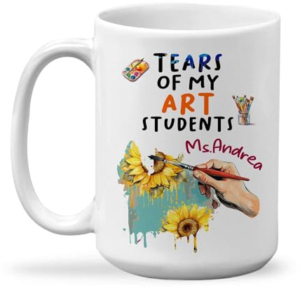 Taza De Té Lágrimas Personalizadas De Mis Alumnos De Arte Tazas Desayuno Ideal Tazas De Cafe Decorativa Taza Personalizada Para Todas Las Ocasiones Cumpleaños Oficina 330ML