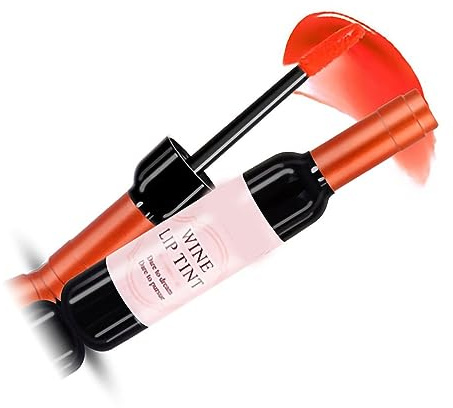 Hidyliu Teinte de Lèvres de Bouteille de Vin, Rouge à Lèvres Liquide Imperméable Longue Durée avec un Rendu des Couleurs élevé pour le Maquillage des Femmes (OR01)