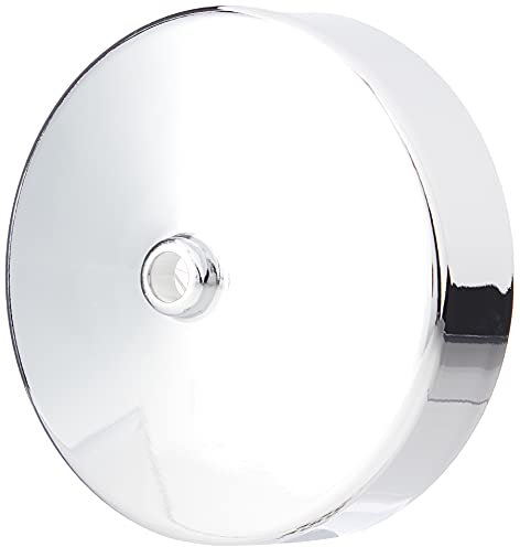 British General BG Electrical Ceiling Rose Lighting Fixture with HO Skirt and Spin on Cover, Heat Resistant, Chrome, 3 Base, 661CH-01
