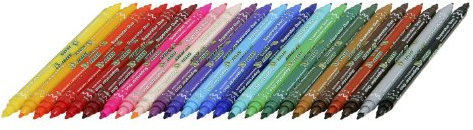 Jolly 4425-0002 Superstars Duo Filzstifte, Mehrfarbig (24er Pack)