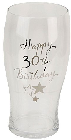 Juliana G31930 Pint-Glas zum 30. Geburtstag, in Geschenkbox