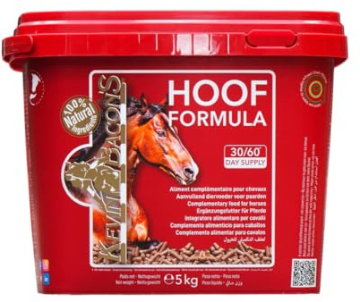 Kevin Bacon's Hoof Formula | 5 kg | Suplemento alimenticio para Caballos | Acelera el Crecimiento del Casco y Mejora la Calidad del Cuerno | Alto Contenido en biotina