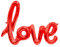 ballonfritz® love-Schriftzug Luftballon in Rot - XXL Folienballon als Hochzeit Deko, Geschenk oder Liebes-Überraschung zum Valentinstag