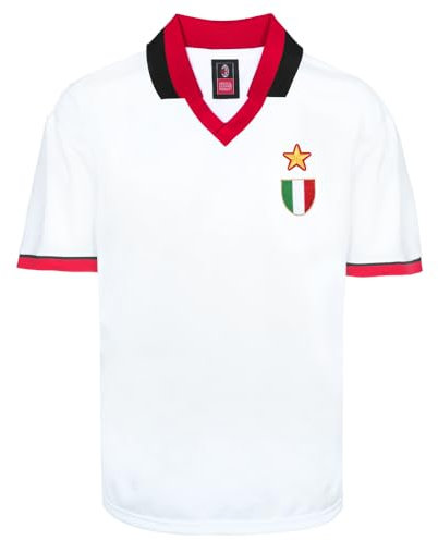 AC Milan 1994 European Cup Final Football Shirt White Medium
