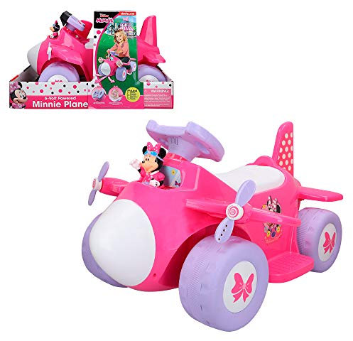 COLORBABY Disney, Minnie Maus, Lauflernhilfe, Flugzeug, Batterie, 6 V (46347)