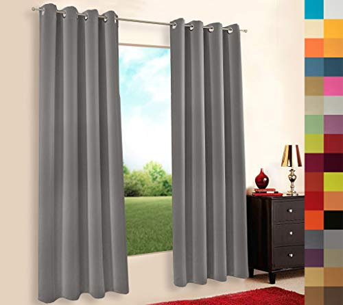 Mass-Gardinen-Shop Hochqualitativer Verdunkelungsvorhang nach Maß, mit Ösen, Thermovorhang, fertig Konfektioniert, Stone (Höhe: 180cm x Breite: 145cm)