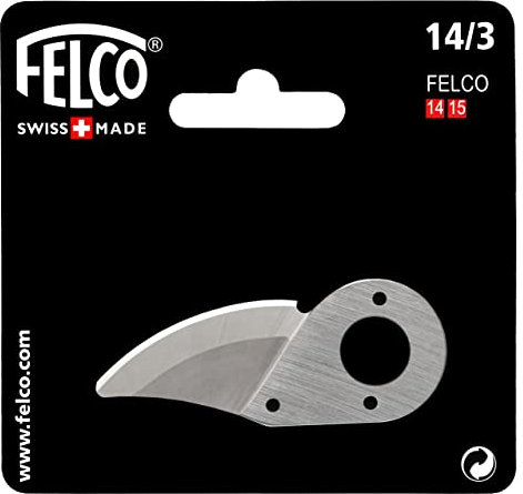 FELCO 14/3 Ersatzklinge für Gartenscheren (geeignet für FELCO 14, Ersatzteil für Gartenwerkzeug, Ersatzmesser)