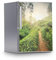 Kühlschrank Designfolie I Dekosticker für Kühlschrankfront - Sticker Aufkleber selbstklebend I Tattoo Küche - Design: Green Tea Fields