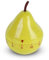 HERCHR Kitchen Timer, 60 Minutes Mechanical Timer, Cute Pear Shape, Easy to Use, Yellow