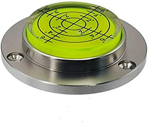 umei Échelle magnétique en alliage d'aluminium vert avec trou et niveau à bulle circulaire en alliage d'aluminium (magnétique)