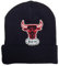 Mitchell & Ness Beanie Chenille Logo Cuff Chicago Bulls Schwarz, Size:OneSize