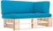 vidaXL Kiefernholz Imprägniert Garten Ecksofa Palettensofa Sofa Gartensofa Palettenmöbel Lounge Outdoor Terrasse Gartenmöbel Einzelsofa