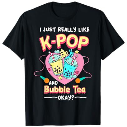 Kpop Damen Hallyu Asiatisch Koreanisch Musik Manga Seoul T-Shirt