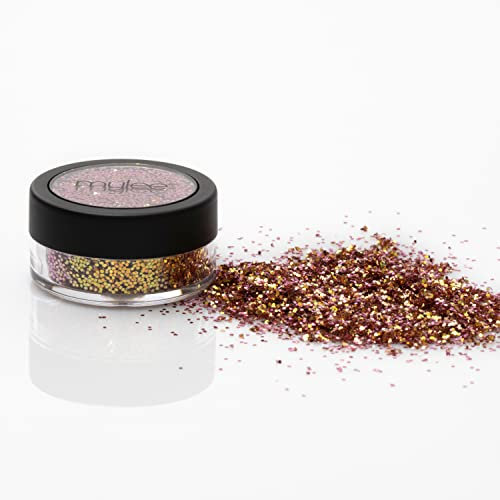 Mylee All That Glitters [Impassioned] - 101 Glitter Colour Choices - DIY Nail Decoration, Holographic Dust Powder - Ideal for Nail Art & Crafts
