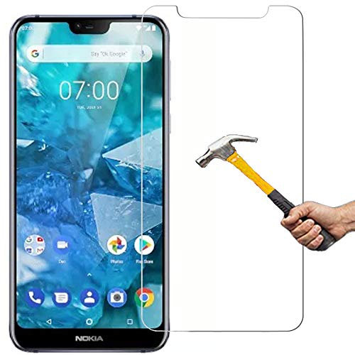 ino Schutzglas kompatibel mit Nokia 7plus Panzerglas harte Schutzfolie Panzerfolie Displayschutzglas Hartglas Schutz Glasfolie 9H Displayglas 7 plus