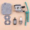 Luxuypon Vergaserdichtung Luftfilter Kraftstoffschlauch Filtersatz passend für STIHL BG45 BG46 BG55 BG65 BG85 BR45C SH55 SH85 Laubbläser 42291200606